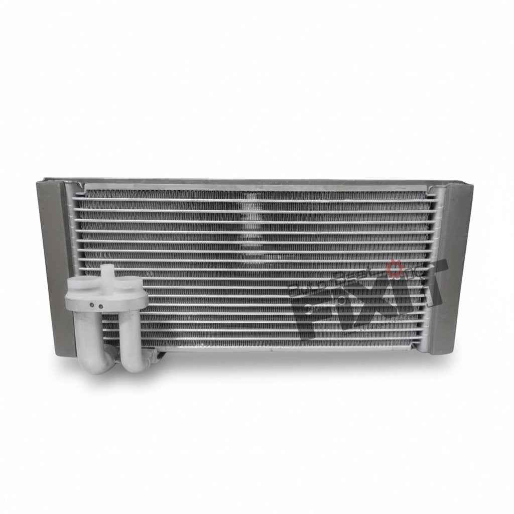 High-performance evaporator replacement for Fortuner 1st Gen 2009-2016 / Innova 2005-2014 / Petrol showing heavy-duty connector pins and clean unit housing assembly.