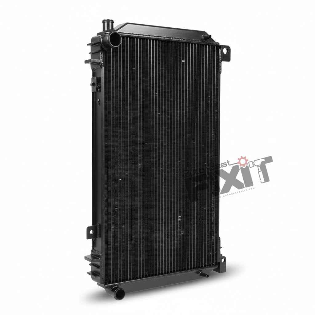 High-performance condenser replacement for City 2003-2008 showing heavy-duty connector pins and clean unit housing assembly.