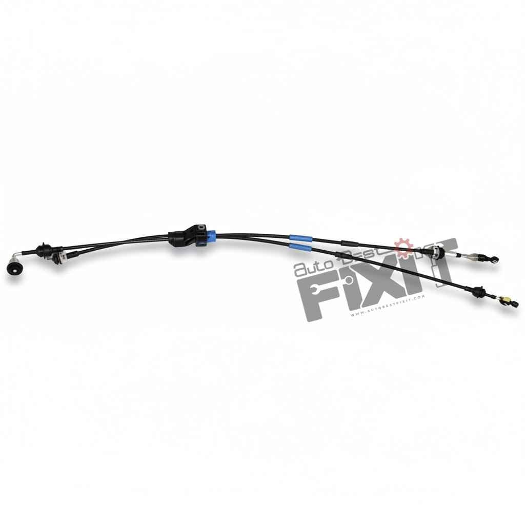 High-performance cable trans shift replacement for Aspire 1st Gen 2015-2018 Diesel / Figo 2nd Gen 2015-2019 Petrol / Diesel showing heavy-duty connector pins and clean unit housing assembly.