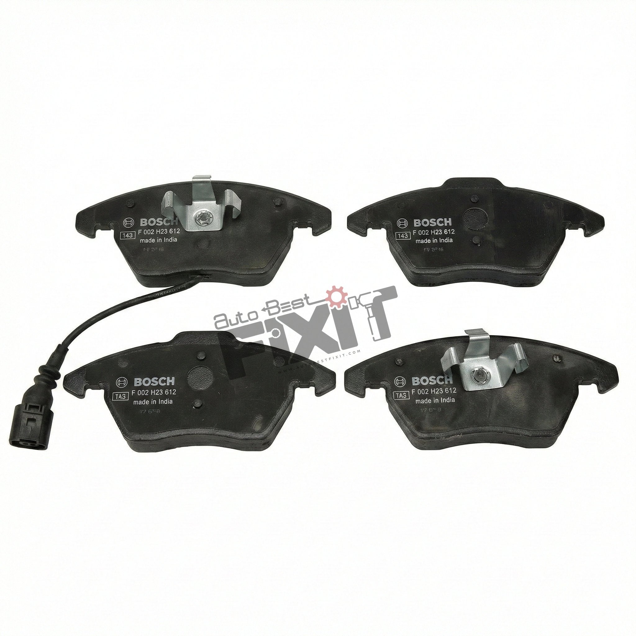 BOSCH FRONT BRAKE PAD SET-LAURA 2009-2014/SUPERB 2ND GEN 2008-2017/YETI 2010-2018/BEETLE 2015-2019/JETTA 2ND GEN 2011-2020/PASSAT 2007-2015/POLO 2014-2020/VENTO 2010-2020 Compatible with SKODA BEETLE Vehicle_1