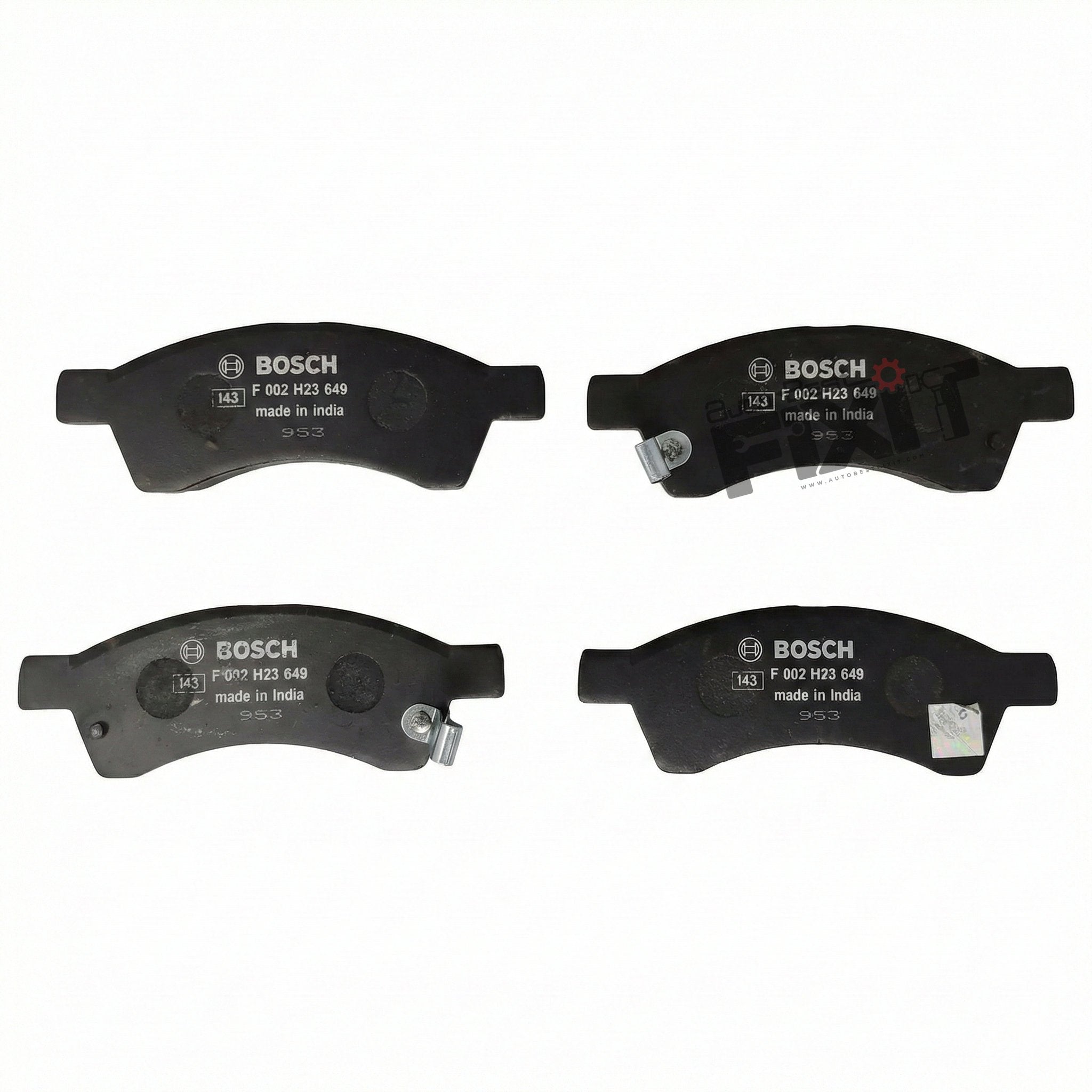 BOSCH FRONT BRAKE PAD SET-INDICA 2013-2019/INDIGO 2002-2019 Compatible with TATA INDICA EV2 Vehicle_1