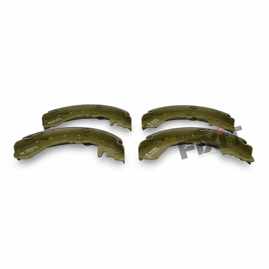 BOSCH REAR BRAKE SHOE SET-INDICA 2001-2019/INDIGO 2002-2019 Compatible with TATA INDICA EV2 Vehicle_1