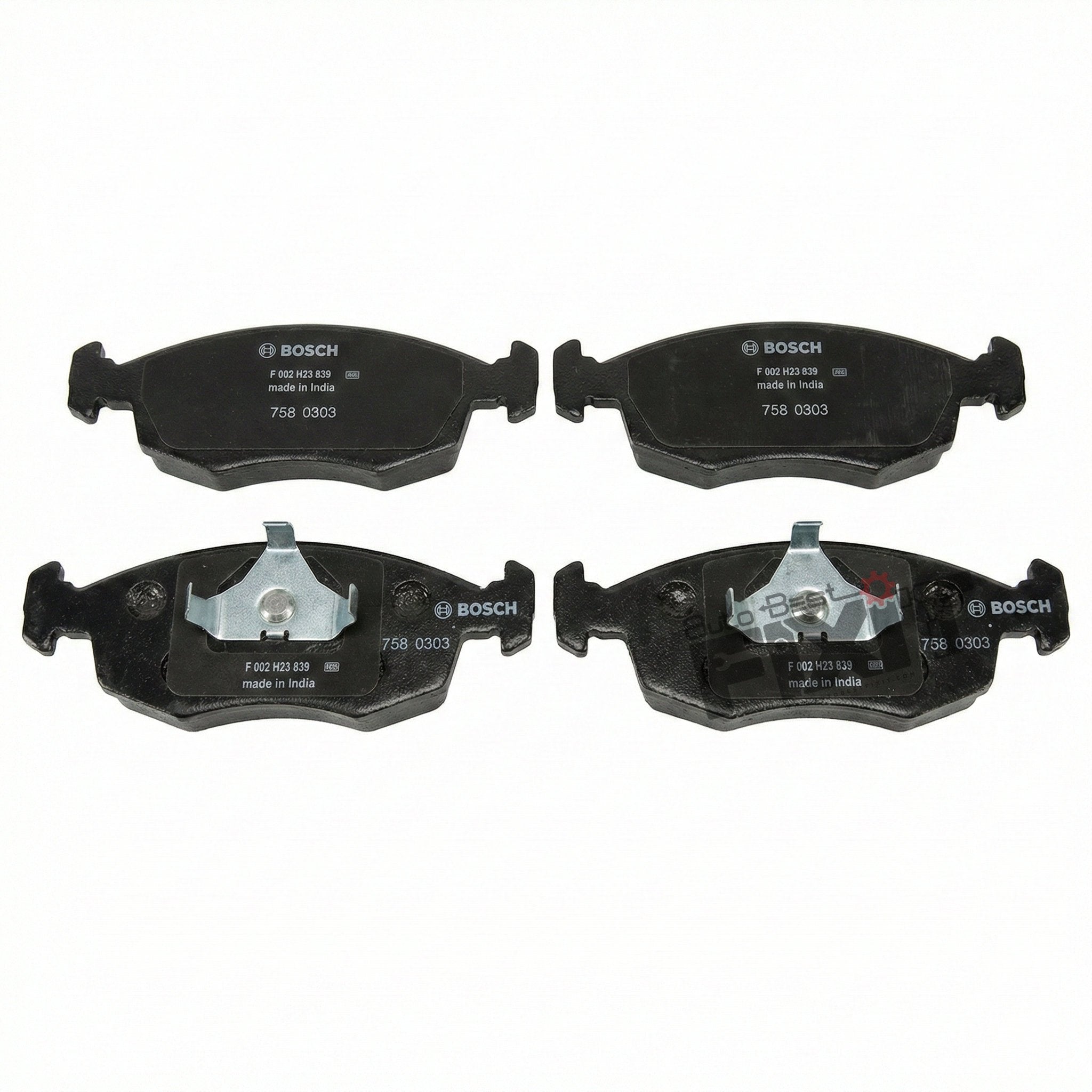 Fiat Punto Front Brake Pads | 2009-2004 | Bosch