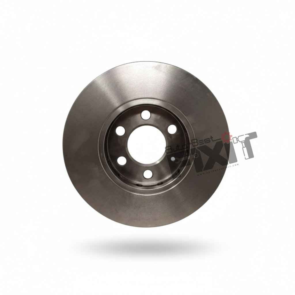 High-performance front brake disc replacement for Fabia 2008-2014 / Rapid 2011-2022 / Ameo 2016-2021 / Polo 2009-2020 / Vento 2010-2020 showing heavy-duty connector pins and clean unit housing assembly.