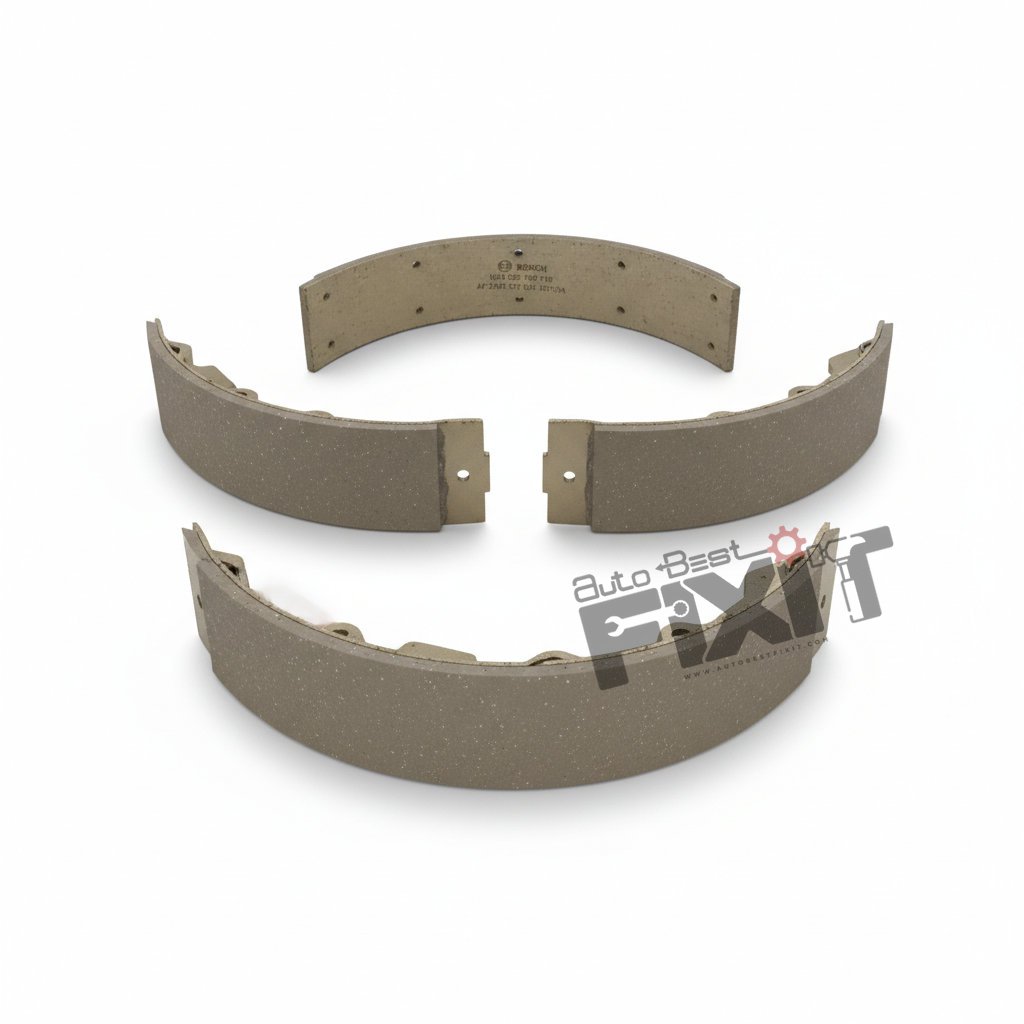Mahindra Scorpio Brake Shoe Lining - Diesel | 1st Gen 2002-2021 | Bosch