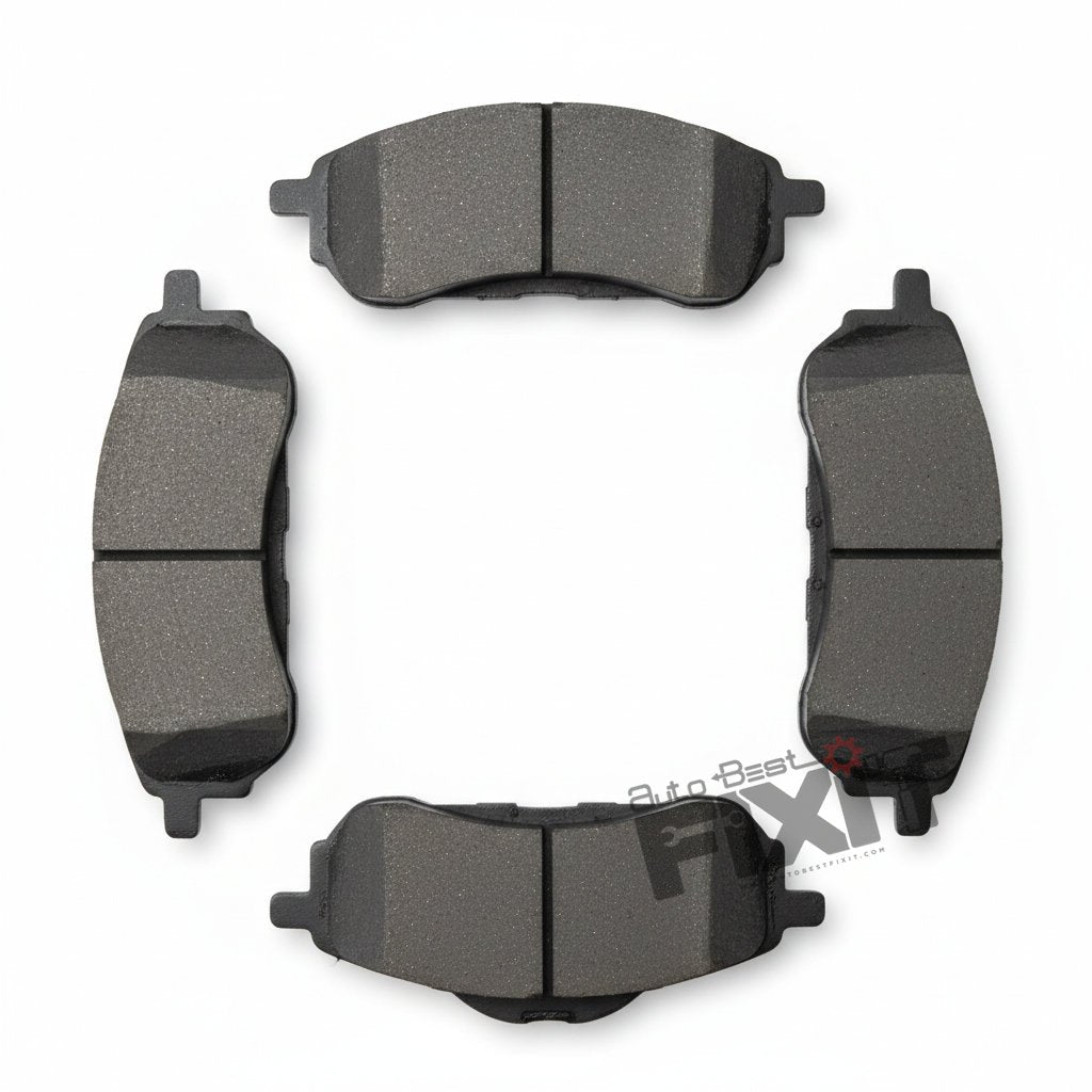 FORD PAD - BRAKE-ENDEAVOUR 3RD GEN 2019-2022 Compatible with FORD ENDEAVOUR Vehicle_1