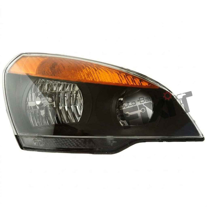 Tata Indica / Indigo Headlight Assembly Right (RH) Black Bezel With Wire | 2002-2019 | UNO MINDA