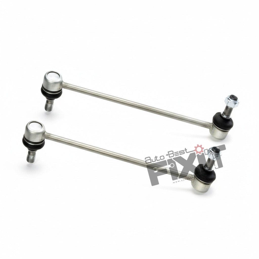 High-performance track control arm set replacement for Fiesta 1st Gen 2008-2011 / Figo 1st Gen 2010-2015 showing heavy-duty connector pins and clean unit housing assembly.