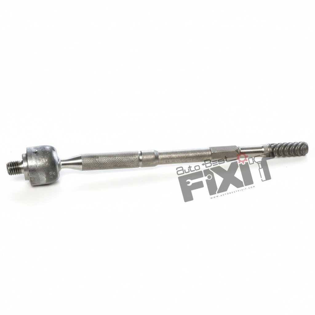 High-performance tie rod end left replacement for Abarth 595 2015-2019 / Avventura 2014-2019 / Grande Punto 2009-2014 / Linea 2009-2014 / Punto 2014-2019 showing heavy-duty connector pins and clean unit housing assembly.