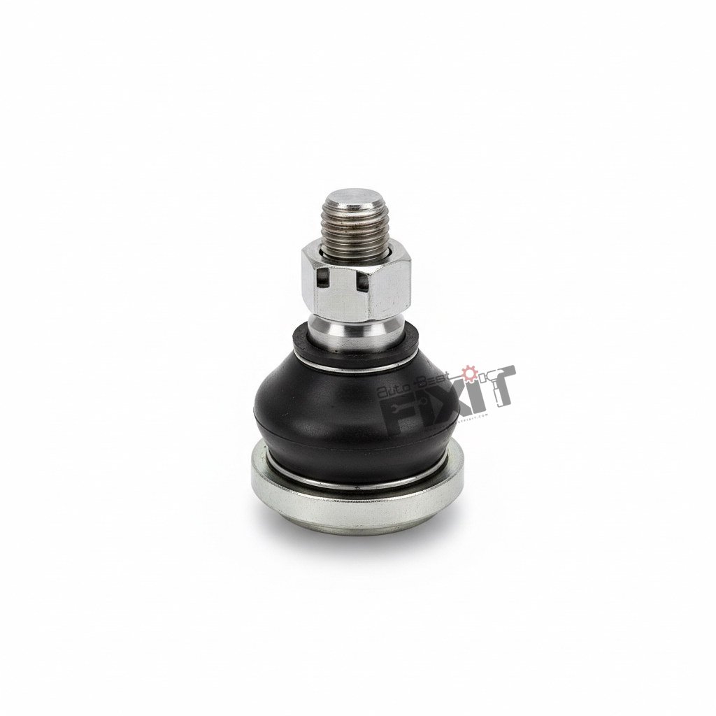 High-performance suspension ball joint replacement for Bolero Neo 2021-Now / Nuvosport 2016-2018 / Tuv 300 2015-Now showing heavy-duty connector pins and clean unit housing assembly.