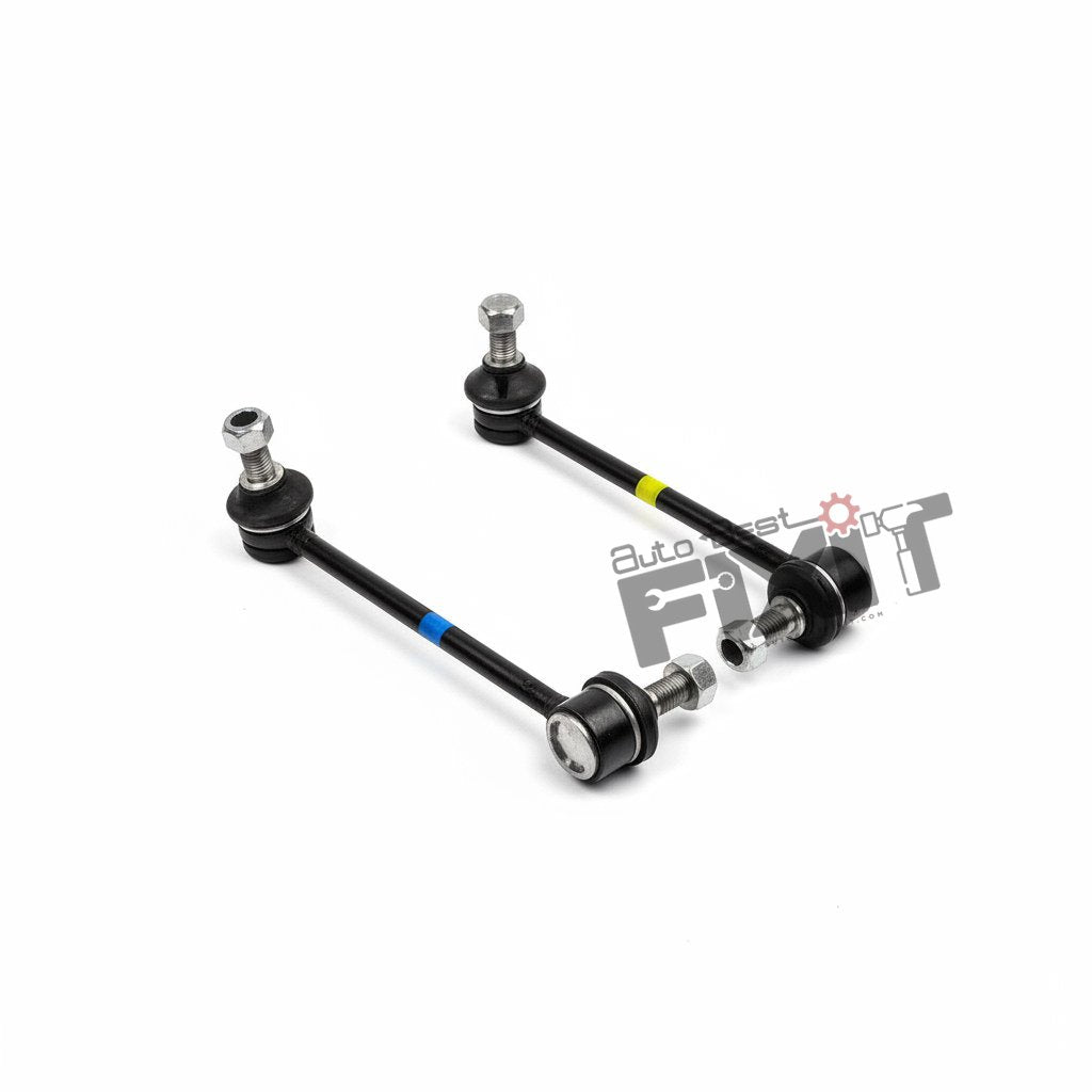 High-performance rear stabilizer link set replacement for Bolero Neo 2021-Now / Nuvosport 2016-2018 / Scorpio 3rd Gen 2014-Now / Tuv 300 2015-Now showing heavy-duty connector pins and clean unit housing assembly.
