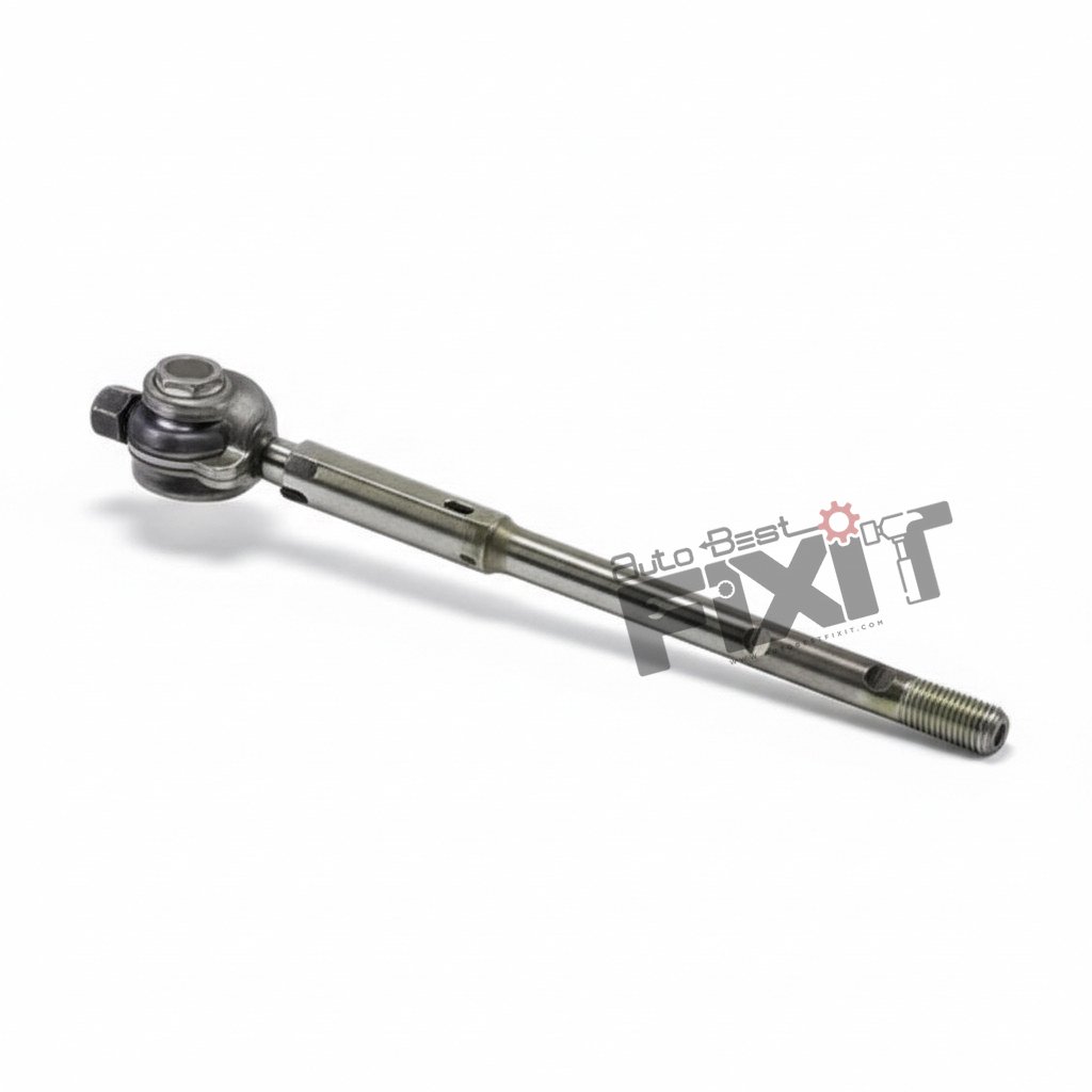 High-performance inner tie rod replacement for S-Cross 1st Gen 2015-2022 / Vitara Brezza 1st Gen 2016-2022 showing heavy-duty connector pins and clean unit housing assembly.