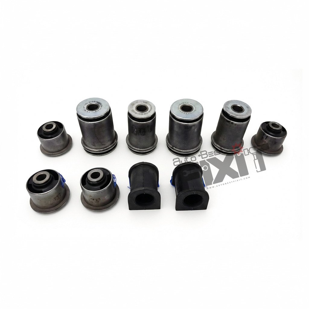 AUTOKOI FRONT SUSPENSION BUSH KIT-GENIO 2011-2016/QUANTO 2012-2016/SCORPIO 3RD GEN 2014-2019/THAR 2ND GEN 2020-NOW/XYLO 2009-2020 Compatible with MAHINDRA GENIO DC Vehicle