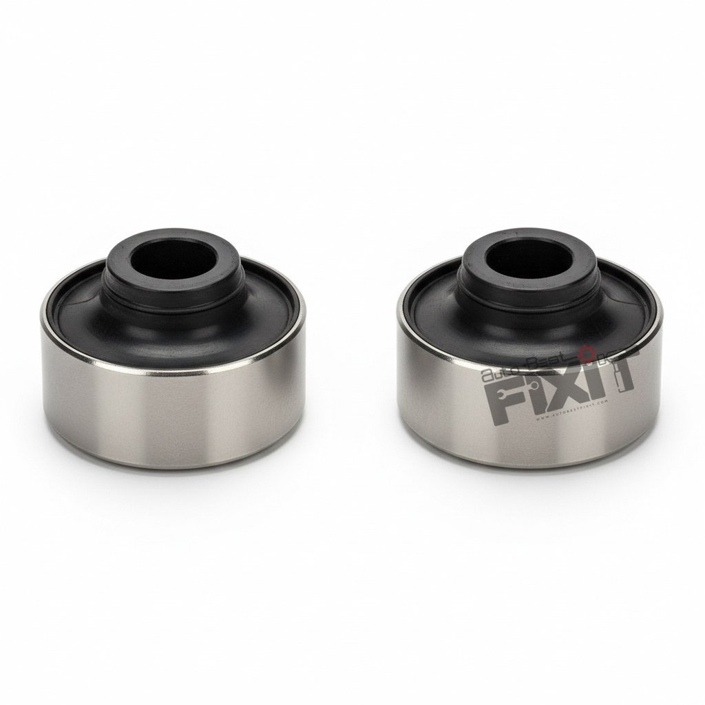 High-performance control arm bush kit replacement for City 6th Gen 2014-2023 / Jazz 2nd Gen 2016-2018 showing heavy-duty connector pins and clean unit housing assembly.