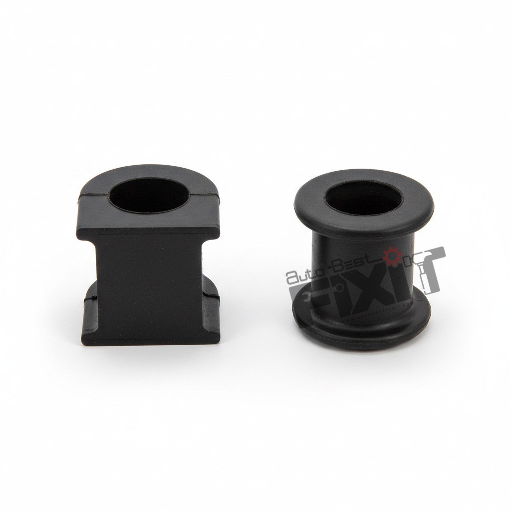 High-performance stabilizer bush replacement for Fortuner 1st Gen 2012-2016 / Innova 2005-2020 showing heavy-duty connector pins and clean unit housing assembly.