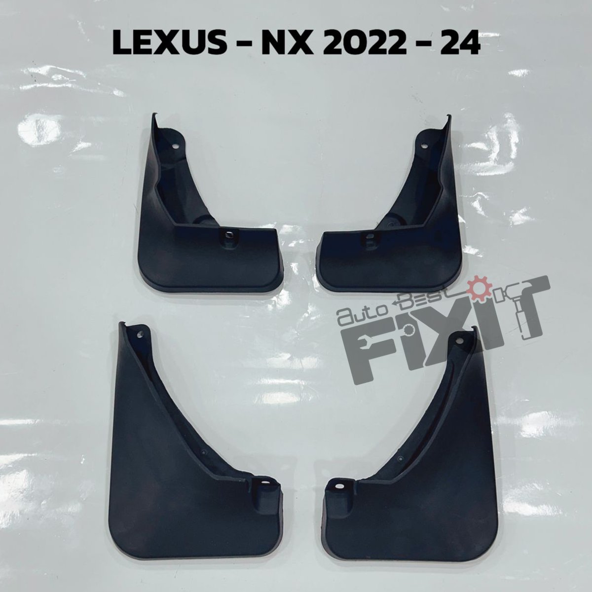 Xclusive Motion Lexus NX 2021-2024 Mudflaps – Custom Fit Splash Guards, Set of 4 | Xclusive Motion Compatible with LEXUS NX 350 (AZ20) Vehicle