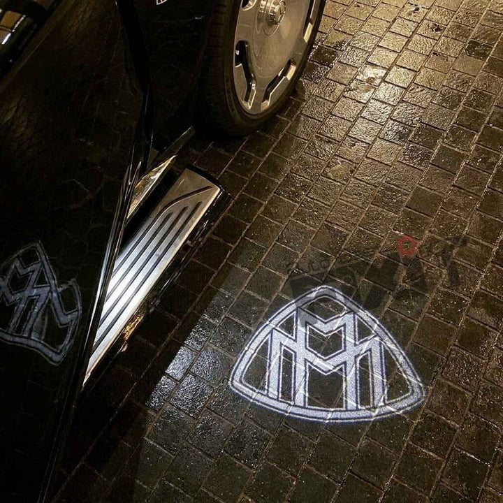 Mercedes-Benz A-Class (2014-2018) Maybach Logo LED Door Welcome Light - Luxury Puddle | Set of 2 — Main Product Image | Auto Best Fixit