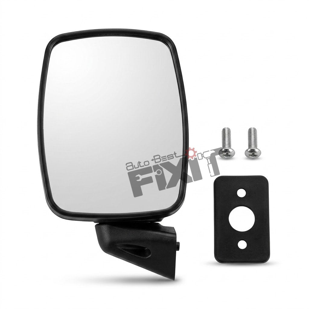 Mahindra Bolero SIDE REAR VIEW MIRROR LEFT-BOLERO 2004-2020/MARSHAL 1996-2008/MAXI TRUCK 2012-2019/MAXX 2005-2007/THAR 2010-2020 Diesel | 1996-2008 | PERFECT
