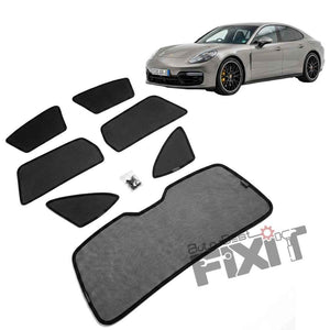 Porsche Panamera Car Window Curtains (2016-2023) - Custom Fit Sun Shade, UV & Privacy Protection