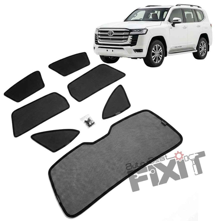 Toyota Land Cruiser J300 Car Window Curtains (2021-Present) - Custom Fit Sun Shade, UV & Privacy Protection