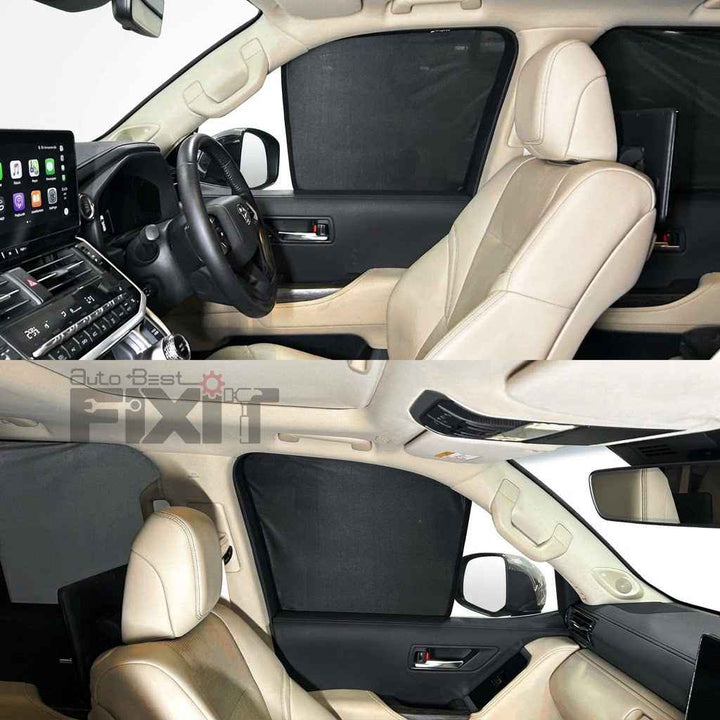 Toyota Land Cruiser J300 Car Window Curtains (2021-Present) - Custom Fit Sun Shade, UV & Privacy Protection