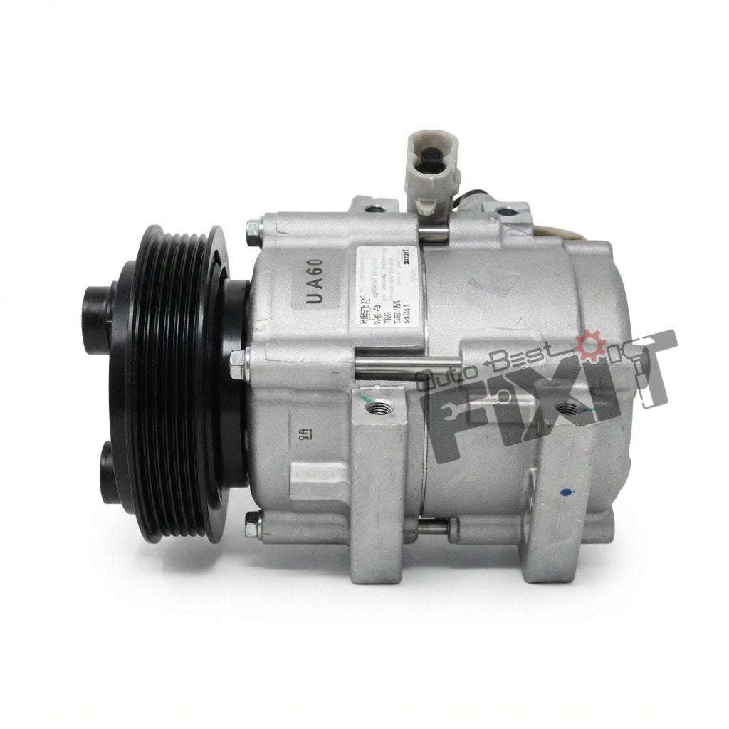 HANON FORD ENDEAVOUR COMPRESSOR | FORD ENDEAVOUR 2ND GEN (2007-2009), ENDEAVOUR 2ND GEN F/L (2009-2015) DSL Compatible with FORD ENDEAVOUR Vehicle_1