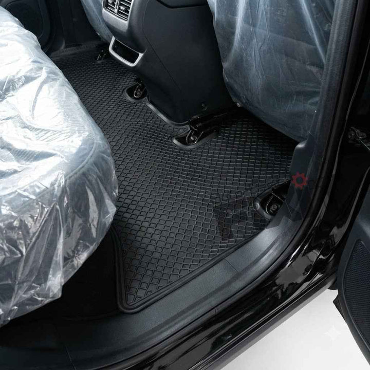 Mahindra Thar Roxx (2024-Present) Custom Fit Latex Car Floor Mats - Lite | Waterproof & Anti-Skid | Lite – Additional View