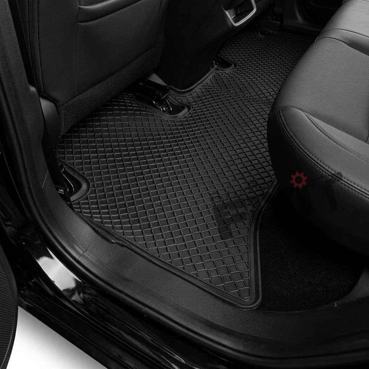Mahindra Thar Roxx (2024-Present) Custom Fit Latex Car Floor Mats - Lite | Waterproof & Anti-Skid | Lite – Fitment View