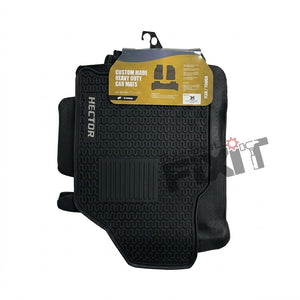 Lite MG Hector Plus 7-Seater (2019-Present) Custom Fit Latex Car Floor Mats – XM Lite | Waterproof & Anti-Skid Compatible with MORRIS GARAGES HECTOR PLUS 7S Vehicle