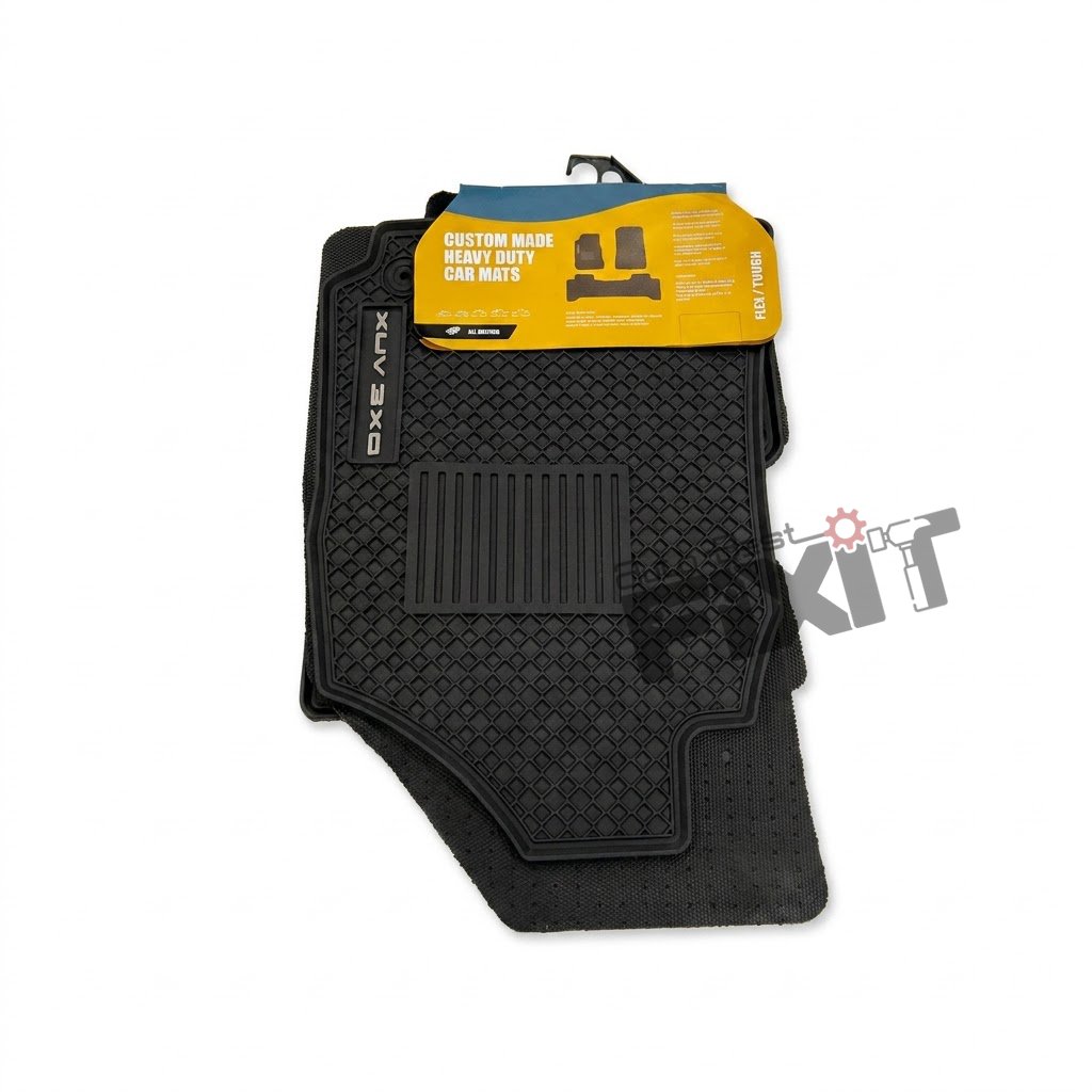 Lite Tata 3XO (2024-Present) Custom Fit Latex Car Floor Mats – XM Lite | Waterproof & Anti-Skid Compatible with TATA 3XO (HX) Vehicle