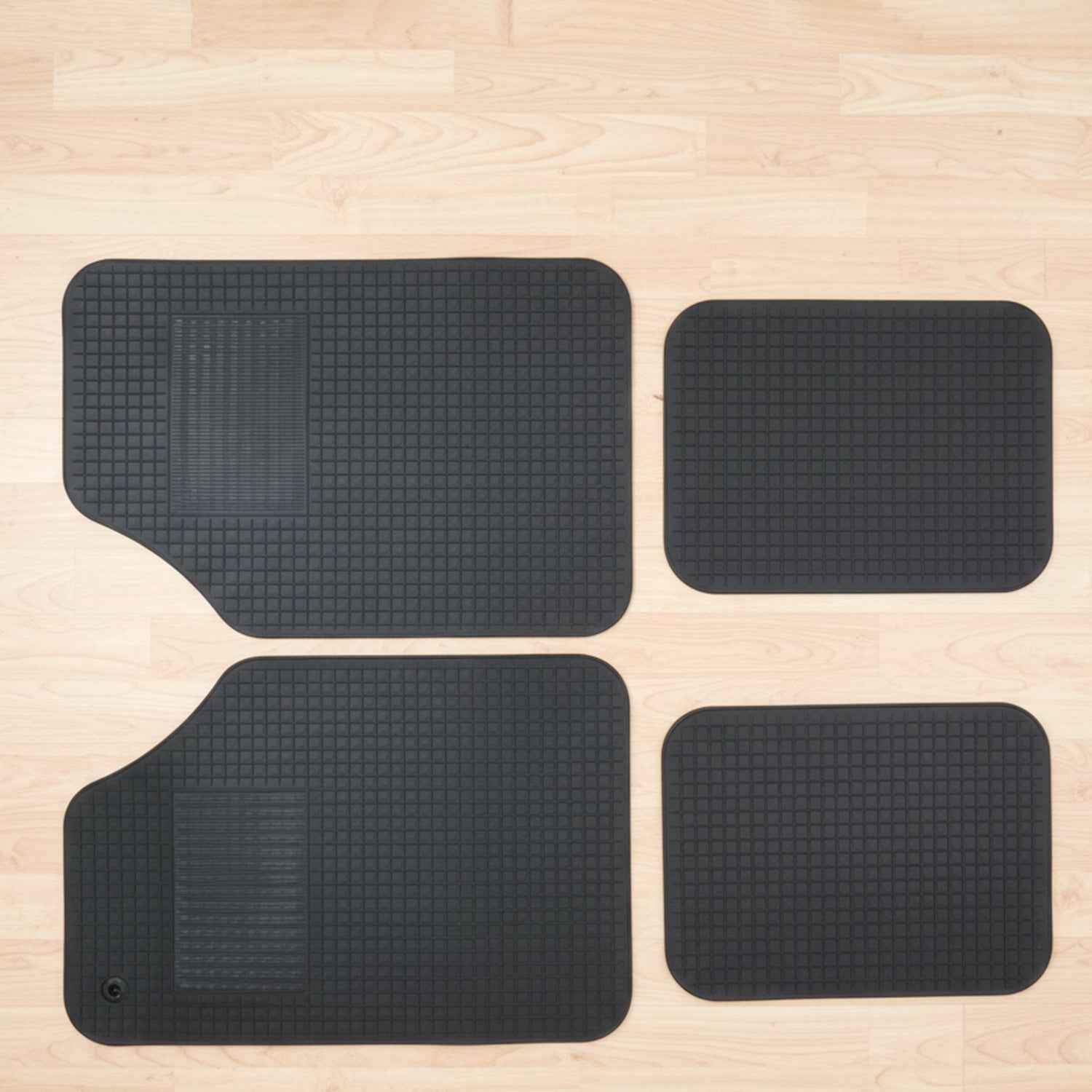 Universal Heavy Duty Car Floor Mat Set (4 Pc Set)