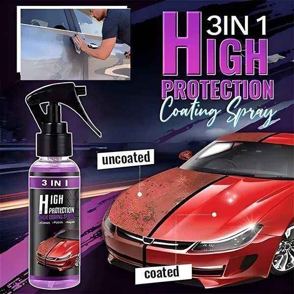 Hydrophobic Polish Nano Coating Agent | Car Scratch Spray | Cars Polishing (Pack of 3)