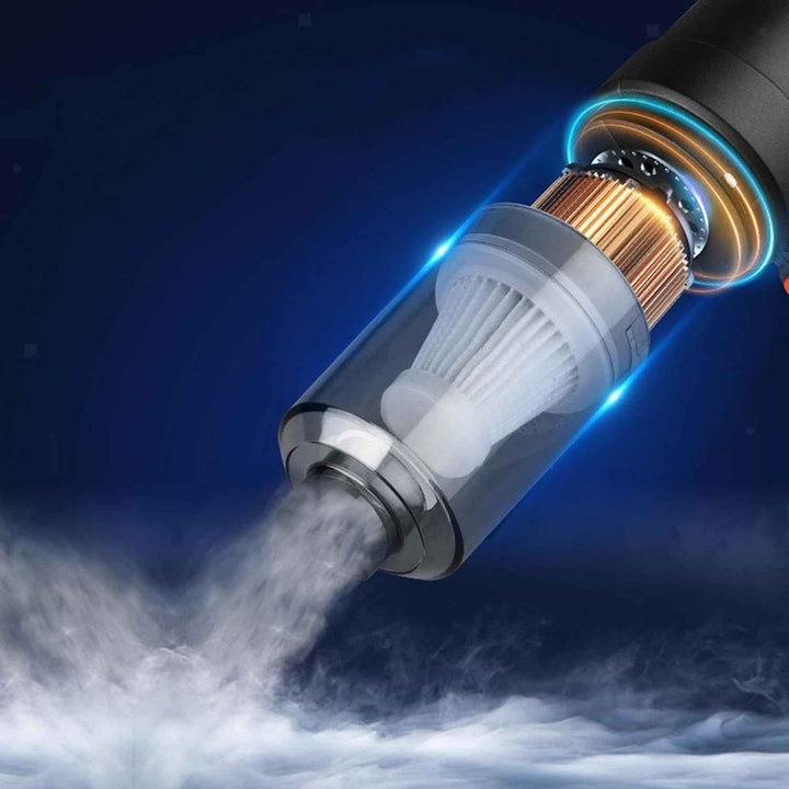 0390 Vacuum Cleaner Dust Collection 2 In 1 Car Vacuum Cleaner High-power Handheld Wireless Vacuum Cleaner Home Car Dual-use Portable Usb Rechargeable Mini Car Vacuum For Vehicle Home And Office