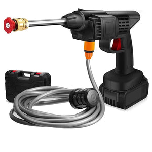 8550 48v Car Washing Kit Portable Pressure Washer With Rechargeable Cordless Pressure Washer Gun Handheld Pressure Washer For Car Car Washer Gun (Type 1- Single Battery)