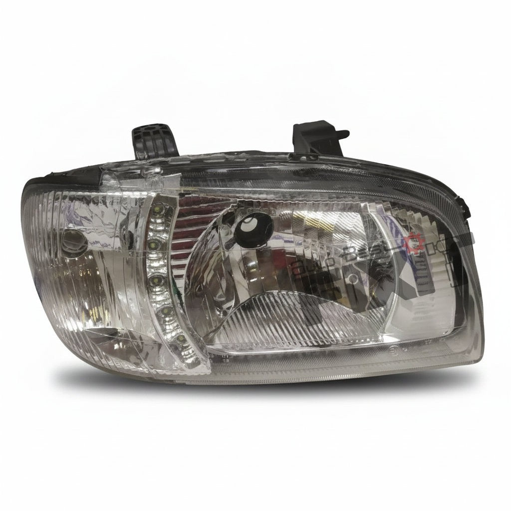 LUMAX HEAD LIGHT ASSEMBLY ALT T-2 WITHOUT MTR-DRL-RIGHT-ALTO 2005-2012 PTL Compatible with MARUTI ALTO Vehicle_2