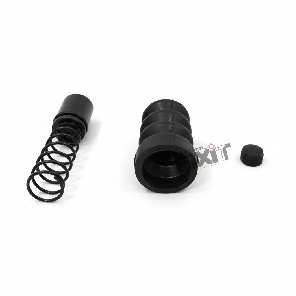 High-performance repair kit; clu slave cylinder replacement for Tavera 1st Gen 2008-2018 showing heavy-duty connector pins and clean unit housing assembly.