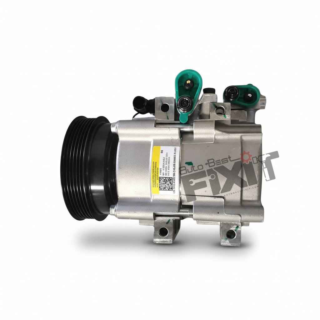 HANON COMPRESSOR ASSEMBLY-XUV500 2011-2021 Compatible with MAHINDRA XUV 500 Vehicle - Alternate Angle