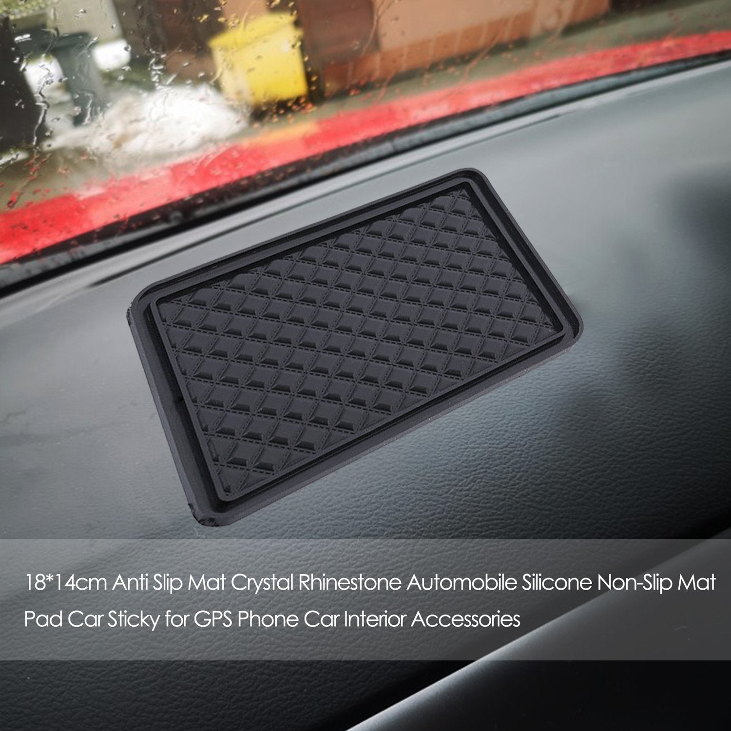Universal Anti Skidgrass Vinyl Mat Pad (1Pc)