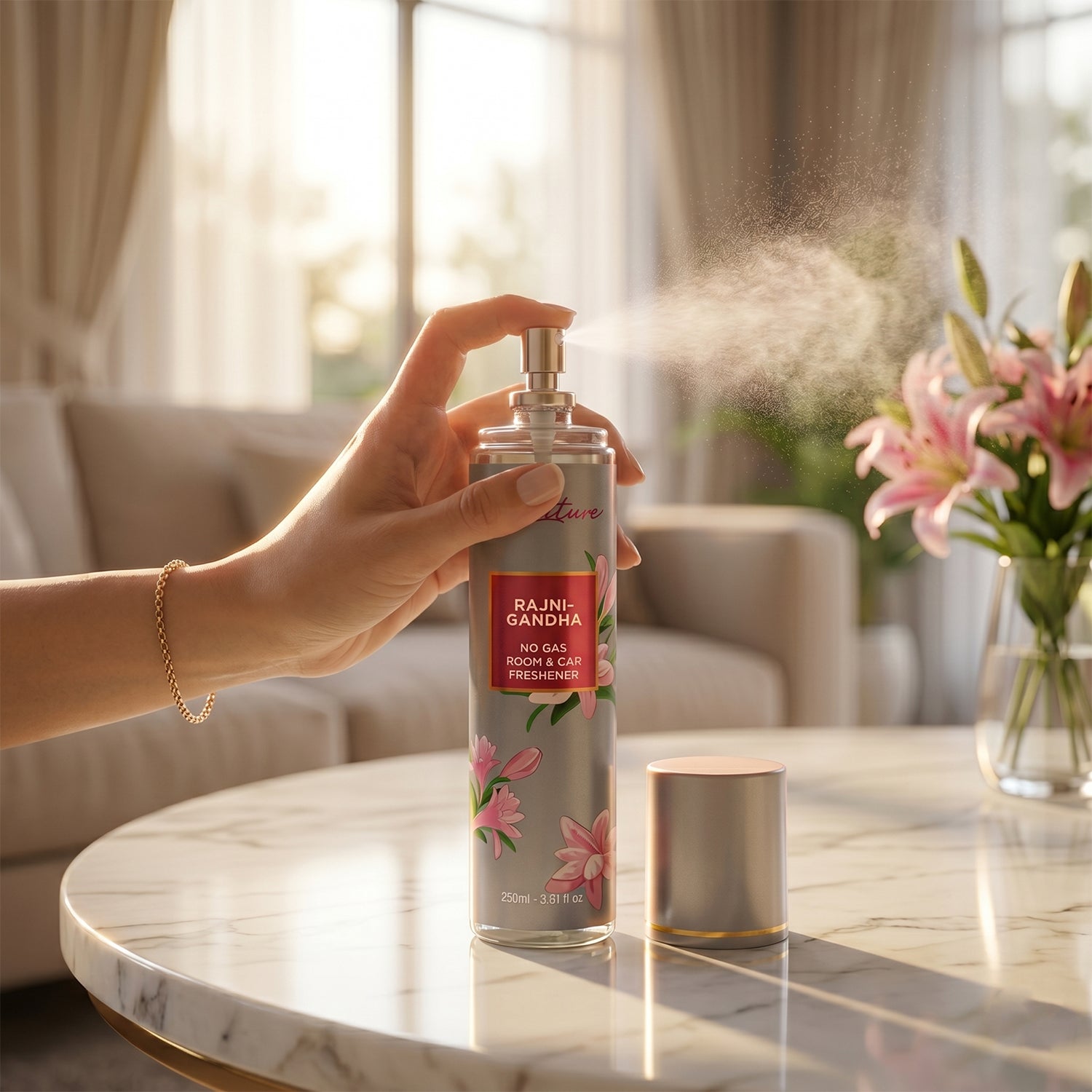 Signature Rajnigandha Room Amp Car Freshener Spray 250 Ml