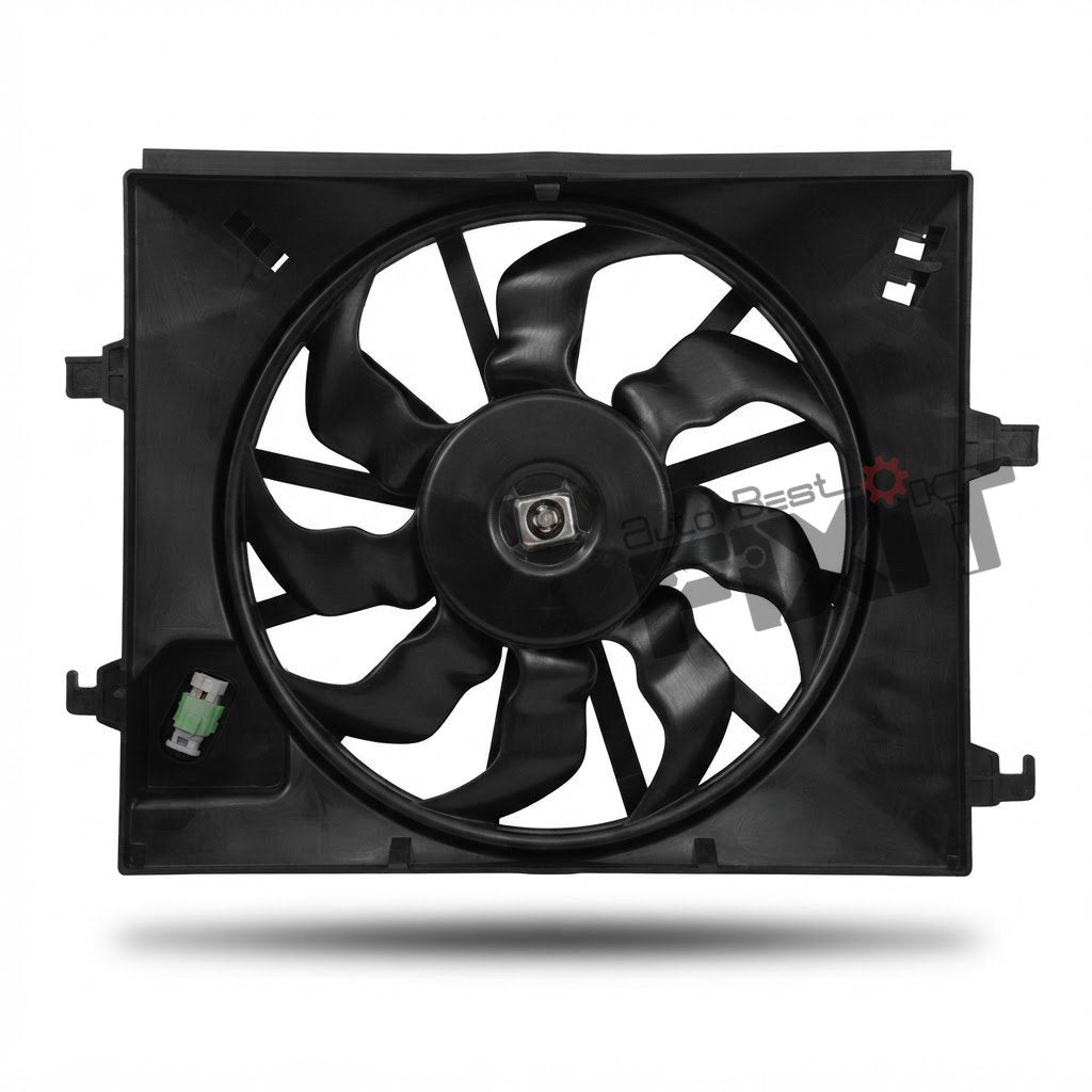 HANON GRAND I10 FAN &SHROUD PET | HYUNDAI GRAND I10 (2013-2016), GRAND I10 F/L (2016-2021), XCENT (2013-2016), XCENT F/L (2016-2020) DSL/PTL Compatible with HYUNDAI GRAND I10 Vehicle_1