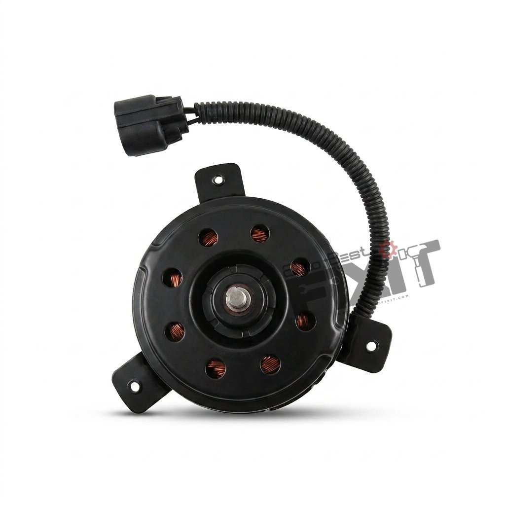 High-performance i10 rad motor u engine(140w) | hyundai i10 1st gen (2007 replacement for 2010) Petrol showing heavy-duty connector pins and clean unit housing assembly.