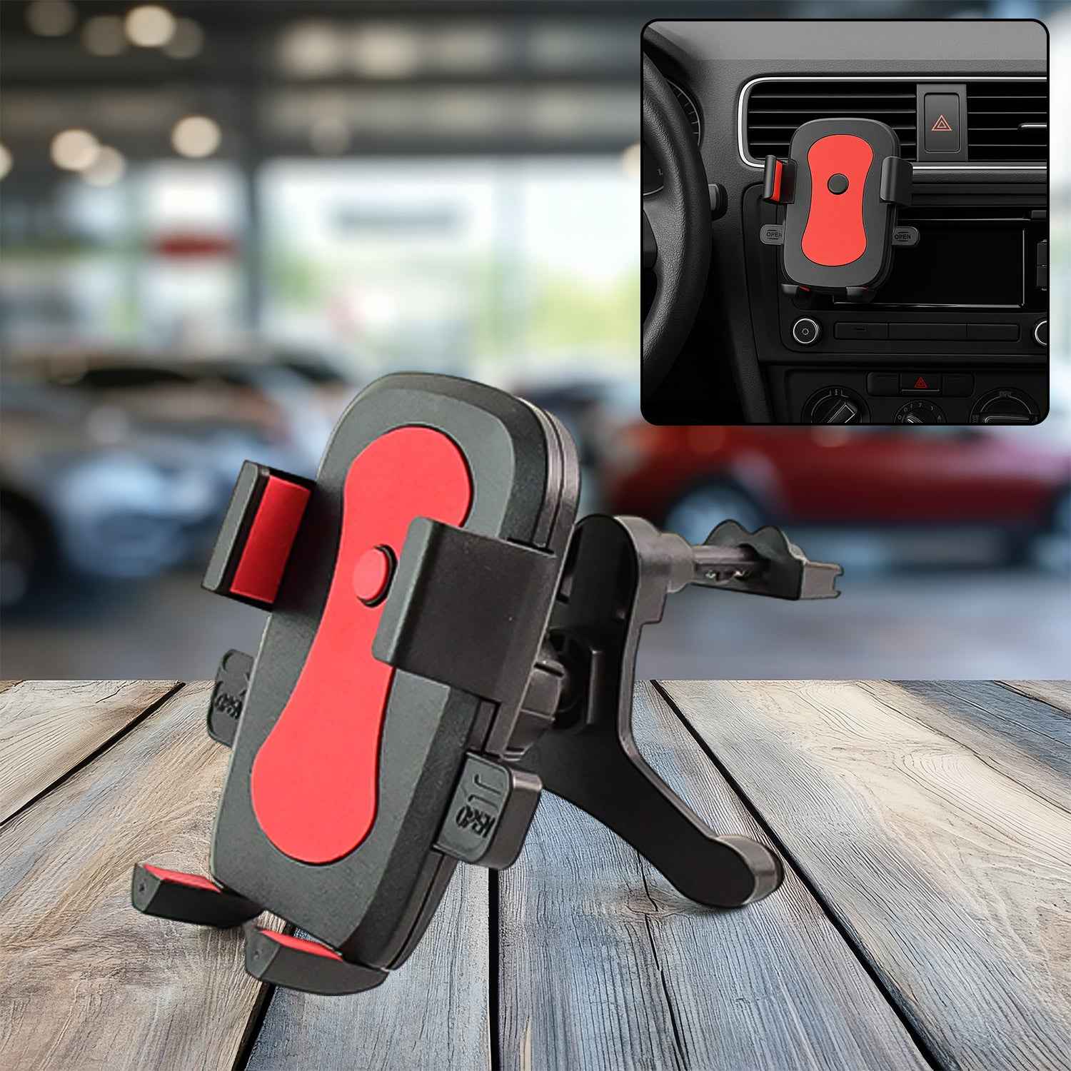 Premium Easy One Touch Car Mobile Holder Mount (1 Pc)