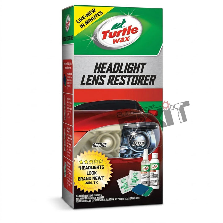 Turtle Wax Headlight Lens Restorer Kit | Headlight Restoration Kit for Cloudy & Yellow Headlights