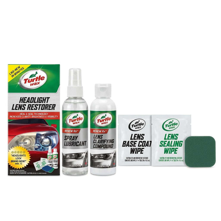 Turtle Wax Headlight Lens Restorer Kit | Headlight Restoration Kit for Cloudy & Yellow Headlights