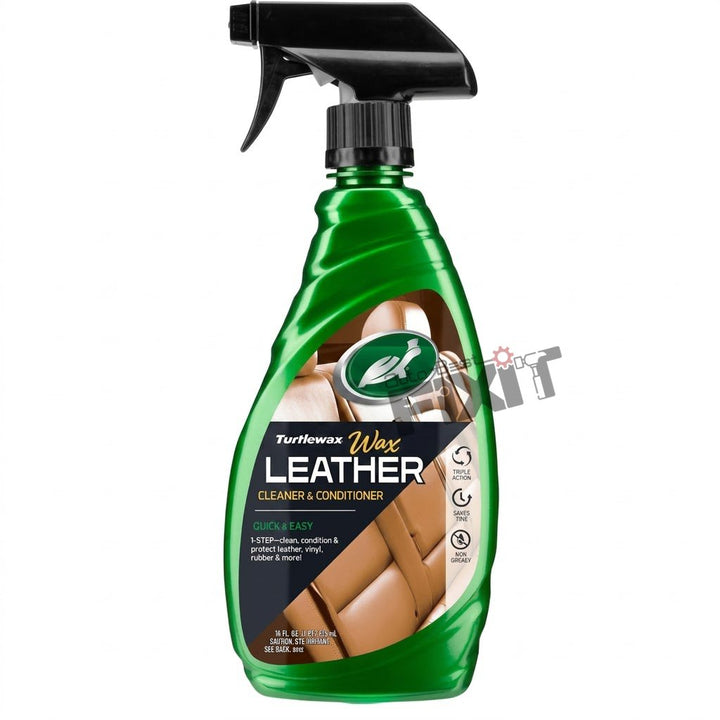 Turtle Wax Quick & Easy Luxe Leather Cleaner & Conditioner 473 ml | Car Leather Cleaner & Conditioner for Seats