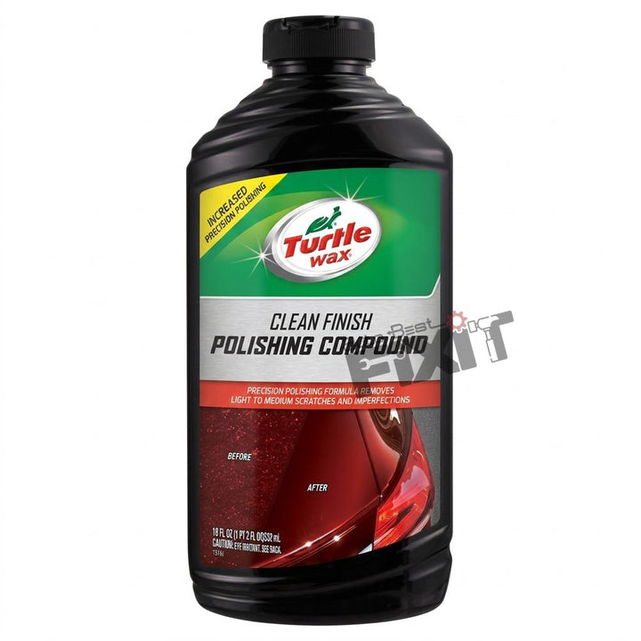 Turtle Wax Clean Finish Polishing Compound 532 ml | Car Rubbing & Polishing Compound for Scratch & Swirl Removal