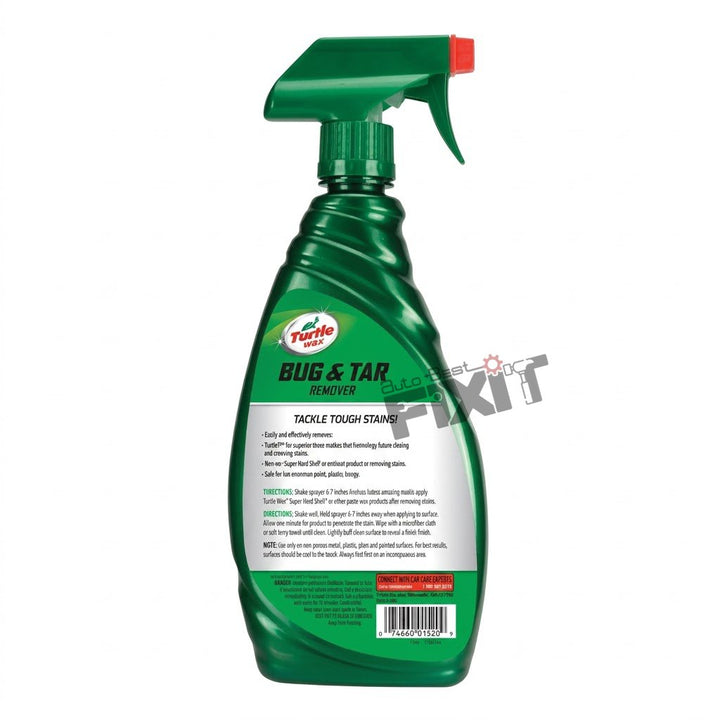 Turtle Wax Bug & Tar Remover 473 ml | Bug, Tar & Glue Remover for Car Paint
