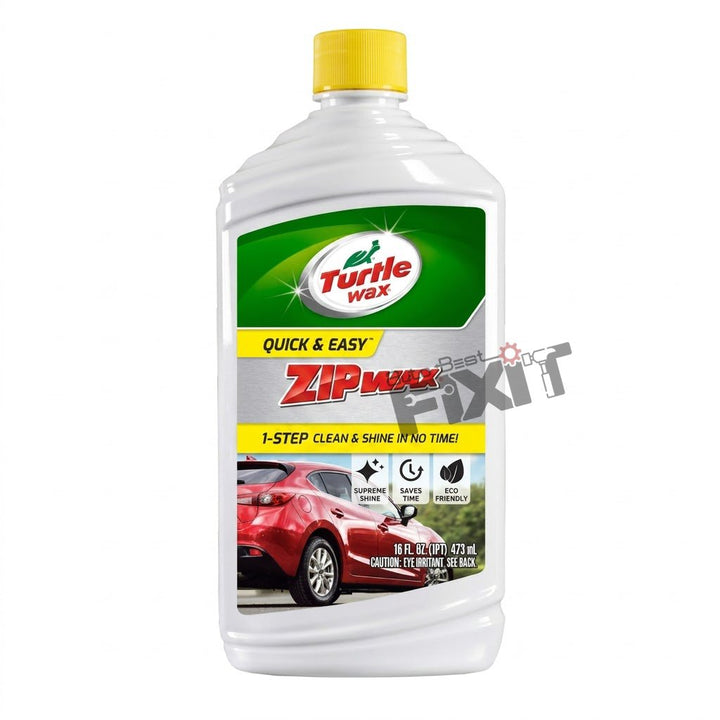 Turtle Wax Zip Wax Car Wash & Wax 473 ml | Car Wash Shampoo with Wax for Foam Wash & Shine