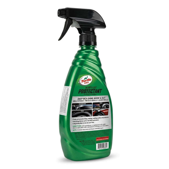 Turtle Wax Quick & Easy Inside & Out Protectant 680 ml | Trim Restorer & Protectant for Faded Plastic and Rubber