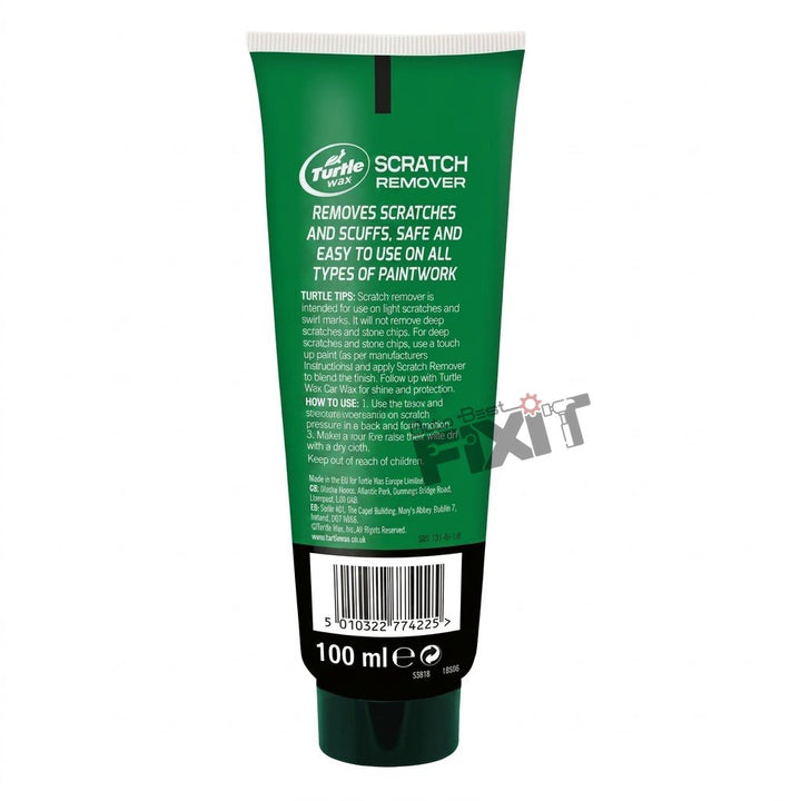 Turtle Wax Scratch Remover 100 ml | Car Scratch Remover for Light Scratches & Scuffs